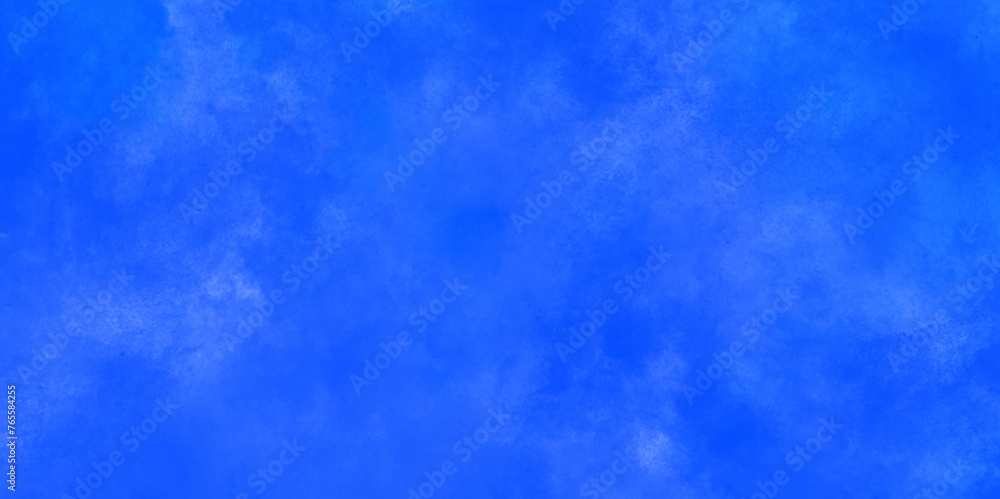 Obraz premium Abstract background with blue watercolor texture .smoke vape blue rain cloud and mist or smog fog exploding canvas element background .hand painted vector illustration with watercolor design .