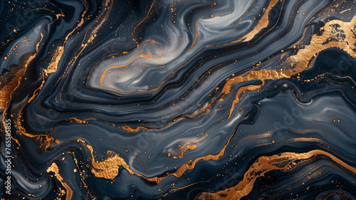 elegant navy and gold marble background