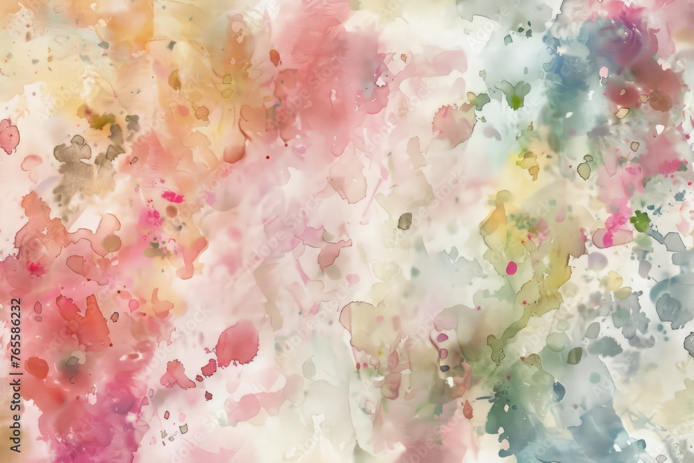 Fototapeta premium Abstract watercolor hand painted background.
