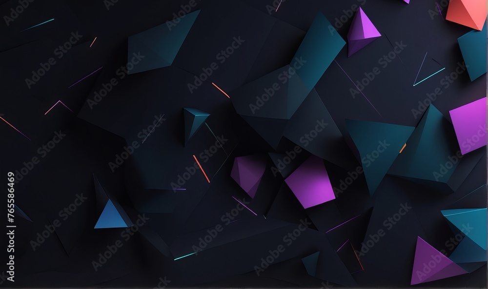 Fototapeta premium illustration of a dark abstract background