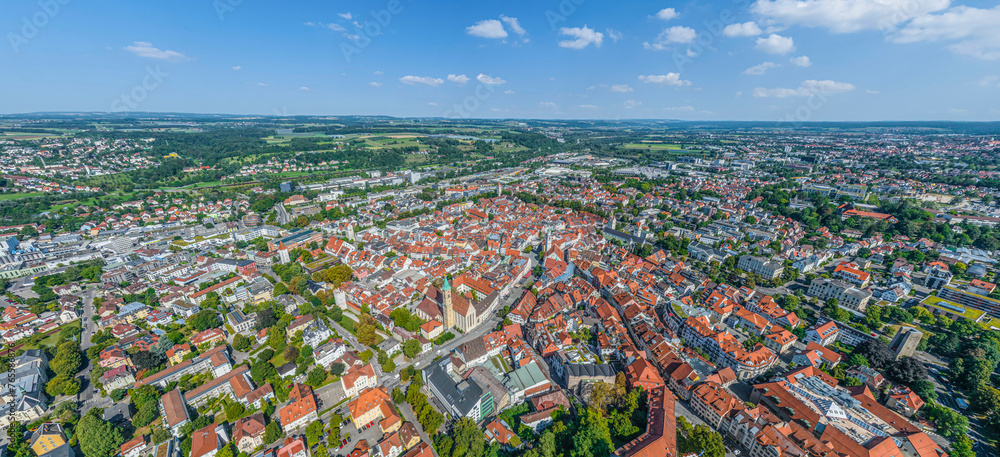 Die ehemals Freie Reichsstadt Ravensburg von oben