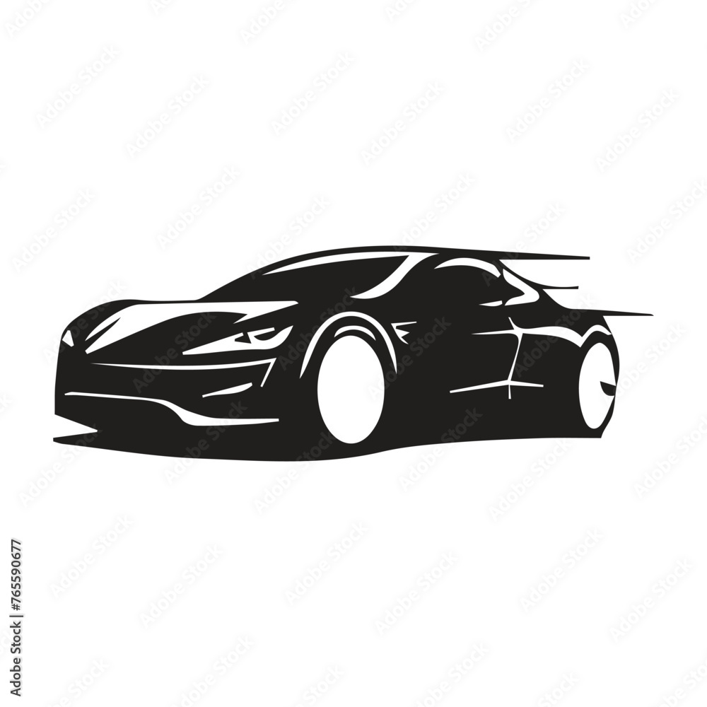 vectors illustration sports car symbol design