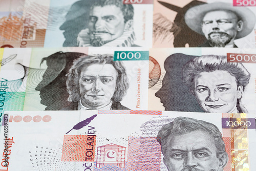 Wallpaper Mural Slovenian tolar a business background Torontodigital.ca