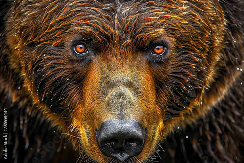 brown bear - Ursus arctos close up High quality photo