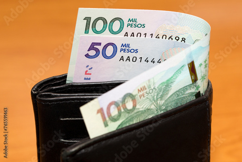 Colombian peso a business background photo