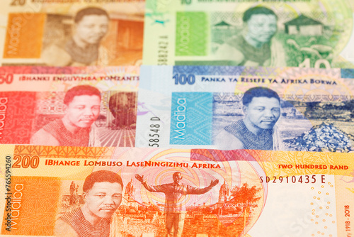 South African rand a business background