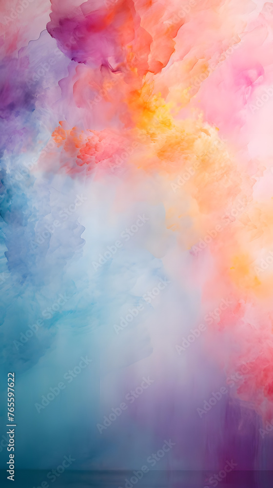 Artistic Watercolor Wash. Generated AI Artistic Watercolor Wash. Generated AI