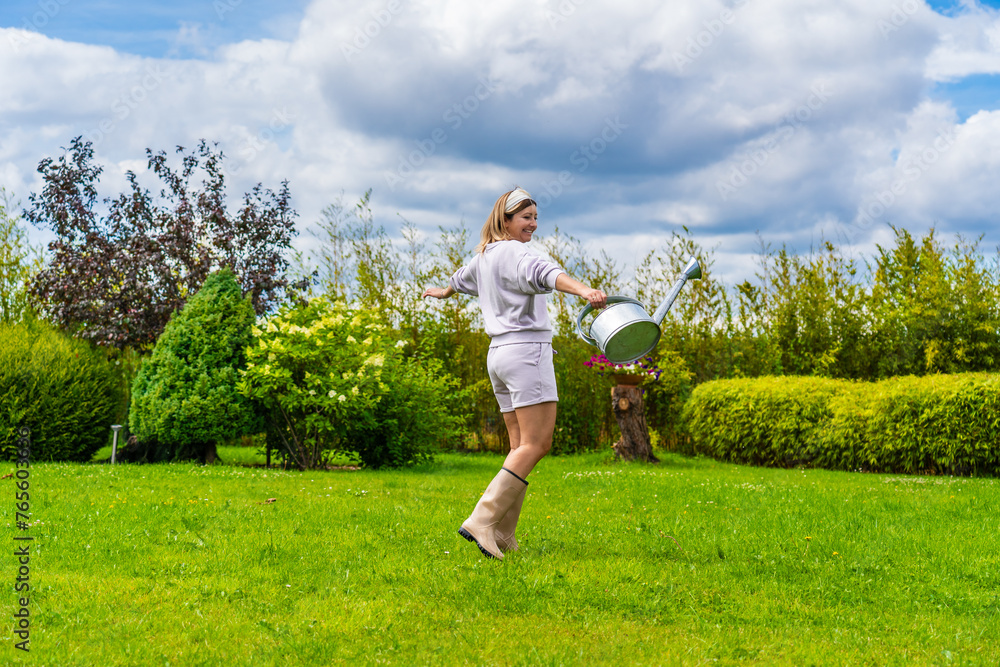 Gardening - woman working in garden
Gardening - woman working in garden