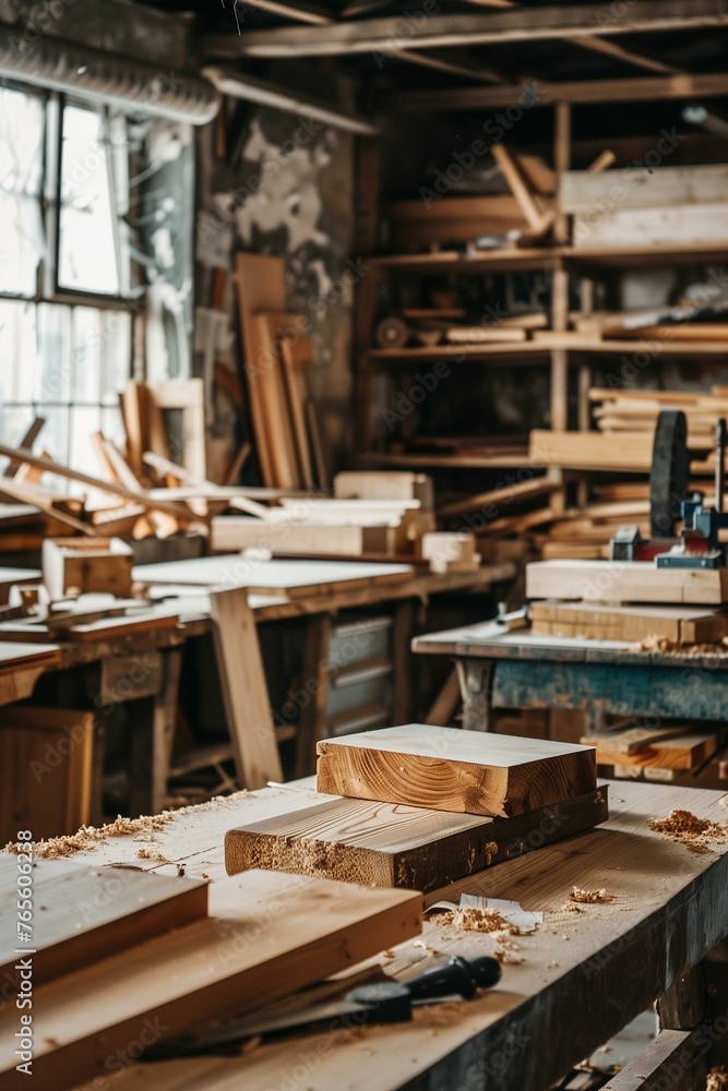 Sustainable Woodworking in a Well-Equipped Workshop