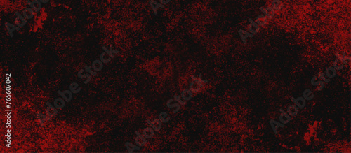 Abstract red marble on black background. Dark grunge textured red concrete wall background. gray and red granite tiles floor on red background. gloomy black and red colors background for design.