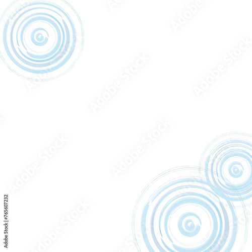 水の波紋のベクターイラスト