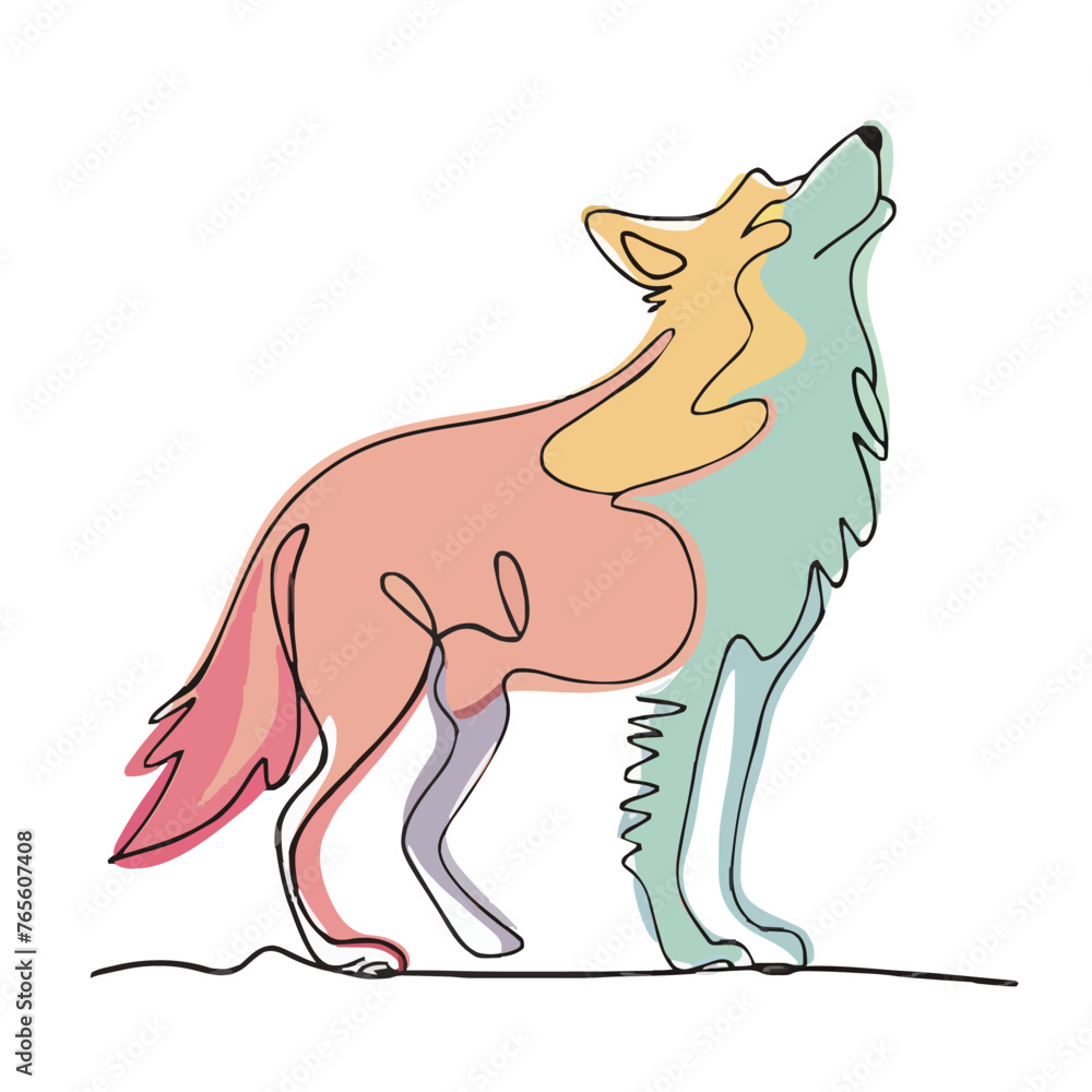 drawing illustration of a dog drawing illustration of a dog
