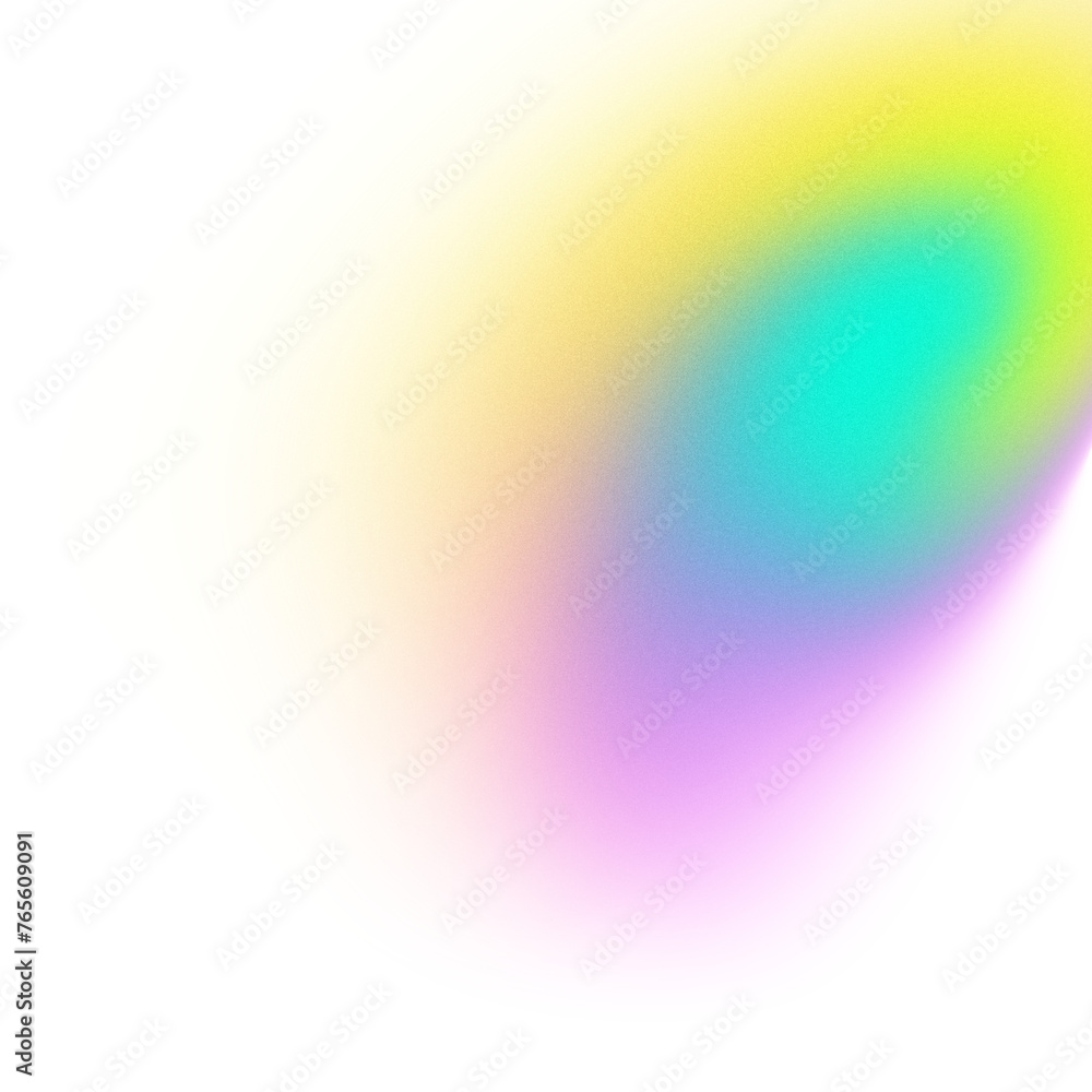 Obraz premium Blurry gradient shape on transparent background