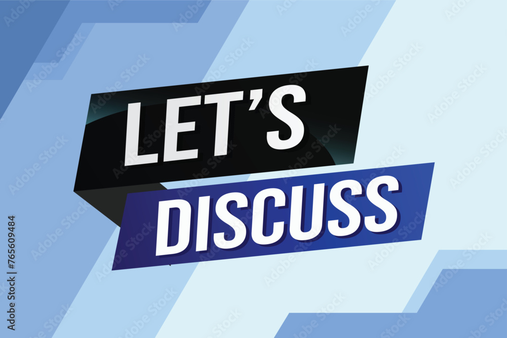Let's discuss word concept vector illustration with lines 3d style for social media landing page, template, ui, web, mobile app, poster, banner, flyer, background, gift card, coupon, label, wallpaper
Let's discuss word concept vector illustration with lines 3d style for social media landing page, template, ui, web, mobile app, poster, banner, flyer, background, gift card, coupon, label, wallpaper
