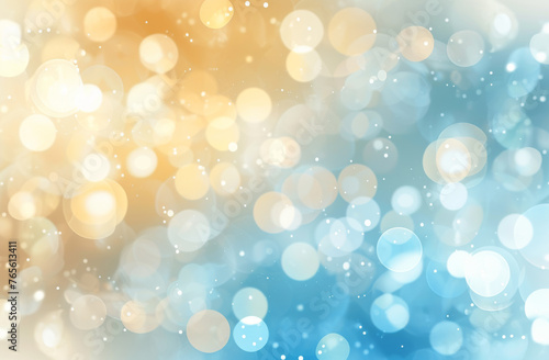 Soothing Bokeh Palette, Light Beige & White Accents