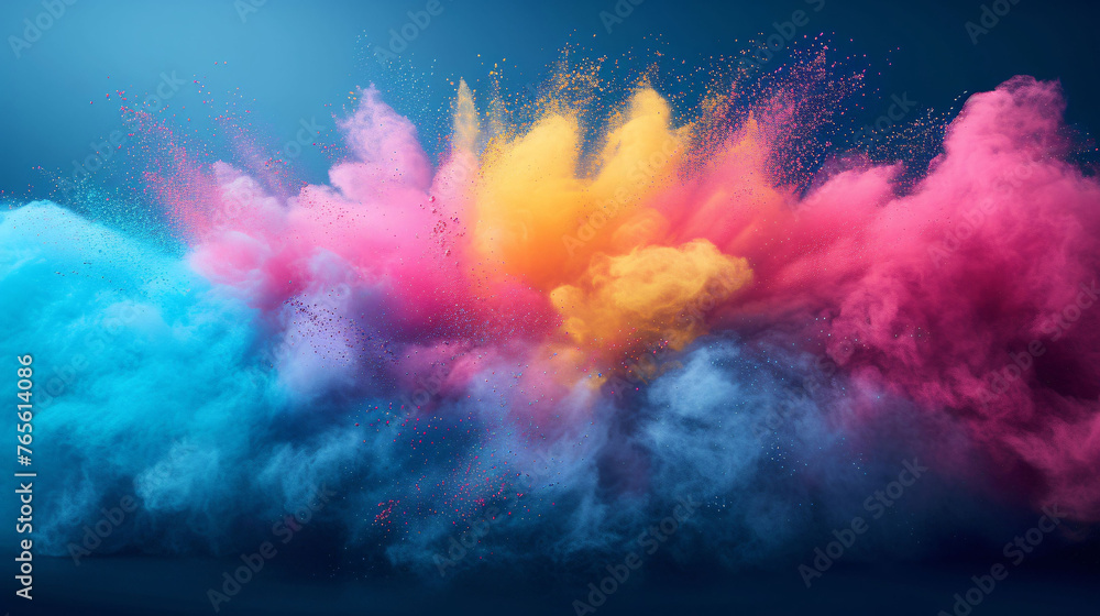 colorful powder