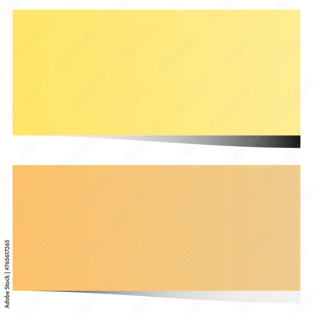 Fototapeta premium 黄色とオレンジの付箋