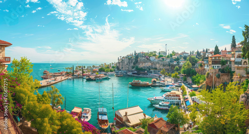 The most beautiful city in the world, Antalya with its stunning marina and historic architecture is located on an island near the Mediterranean Sea