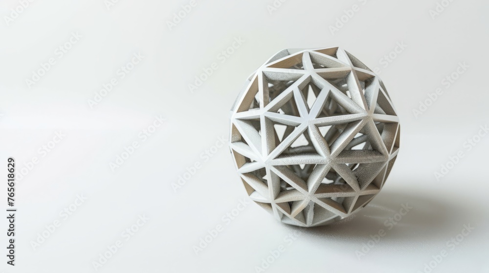 complex geometric 3D shape. complex geometric 3D shape.