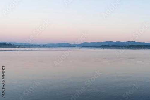 早朝の浜名湖 