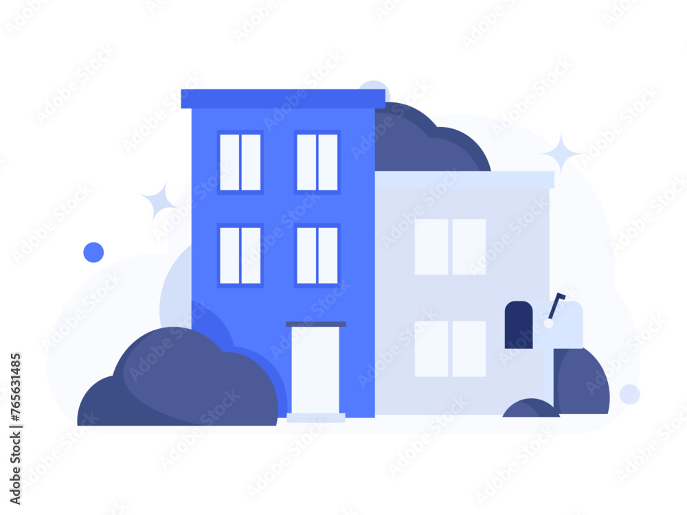 House building vector concept operation hand drawn illustration
House building vector concept operation hand drawn illustration