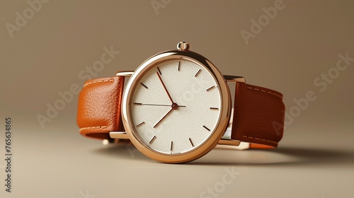 Luxury minimalist watch sleek design