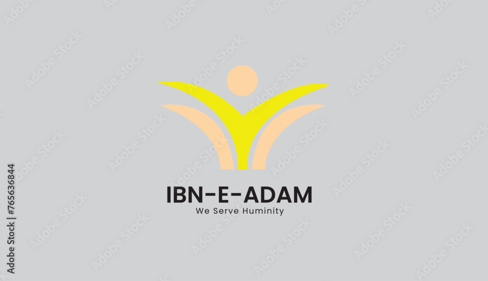 Fototapeta premium IBN-E-ADAM LOGO FOR ORGANIZATION,BUSINESS LOGO