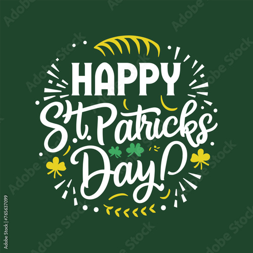 St. Patrick s day t-shirt design vector. St. Patrick s day lettering. St. Patrick s day typography