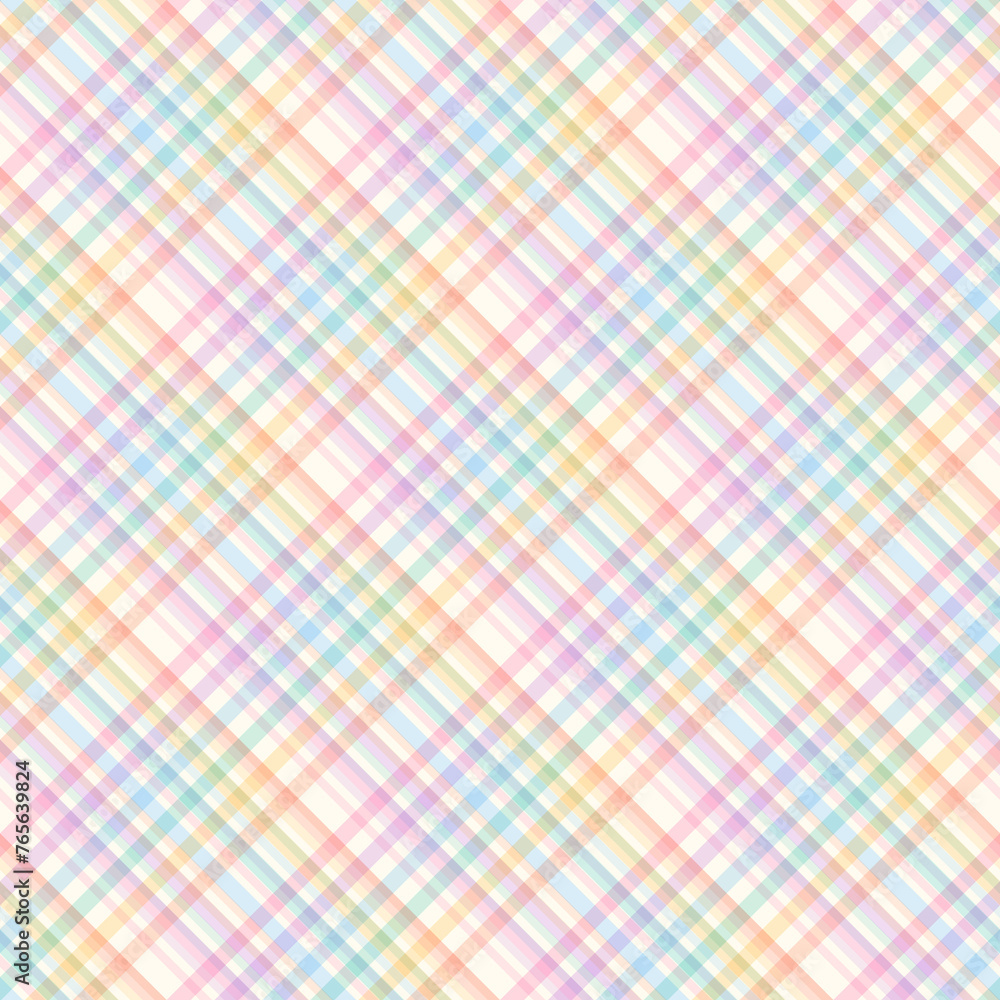 spring plaid or checked pattern, pastel easter plaid Rainbow Plaid Seamless Pattern Colorful plaid repeating seamless illustration suitable for fashion, interiors, Easter, baby shower decor. spring plaid or checked pattern, pastel easter plaid Rainbow Plaid Seamless Pattern Colorful plaid repeating seamless illustration suitable for fashion, interiors, Easter, baby shower decor.