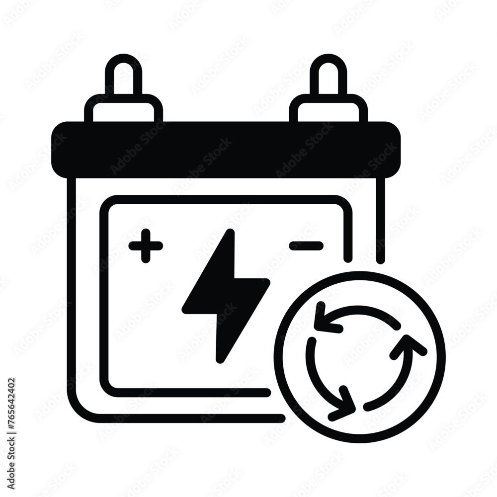Battery icon editable stock vector icon Battery icon editable stock vector icon
