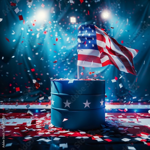  Ein Symbolfoto für die Präsidentschaftswahl in den USA