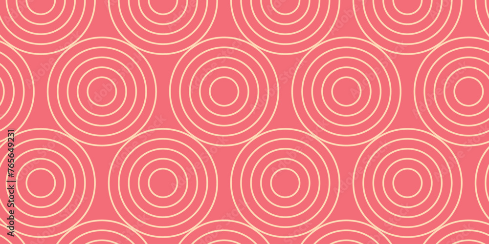 Pattern with stacks circle pastel isolated Pattern with stacks circle pastel isolated