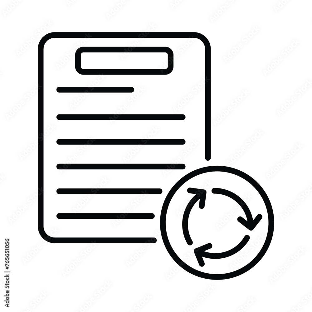 Paper icon editable stock vector icon Paper icon editable stock vector icon