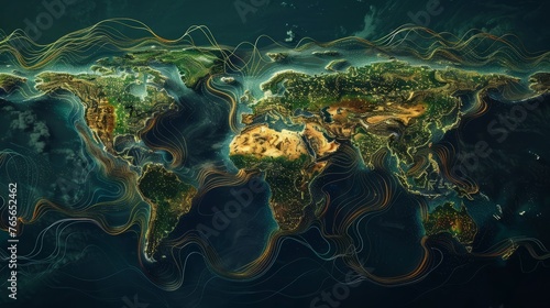 Detailed Map of the World