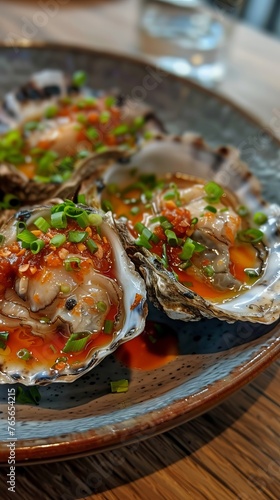 oyster delicacy dish.