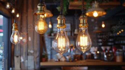 Hanging Light Bulbs Fixture