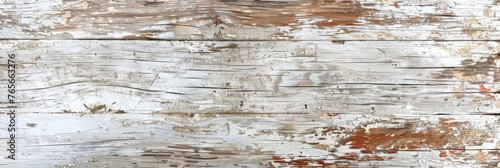 White distressed wood background, rustic texture, white wooden aged grain, banner 