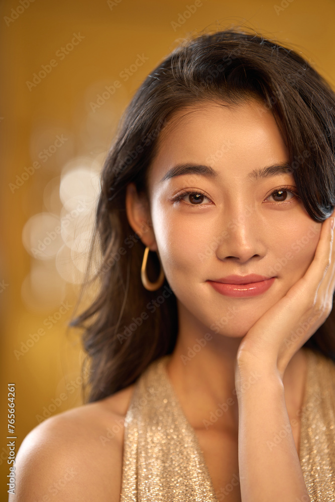 Portrait of Young Beauty Makeup and Beauty Portrait of Young Beauty Makeup and Beauty