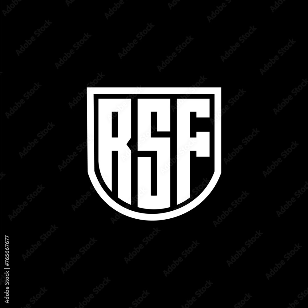 RSF letter logo design with black background in illustrator, cube logo, vector logo, modern alphabet font overlap style. calligraphy designs for logo, Poster, Invitation, etc. RSF letter logo design with black background in illustrator, cube logo, vector logo, modern alphabet font overlap style. calligraphy designs for logo, Poster, Invitation, etc.