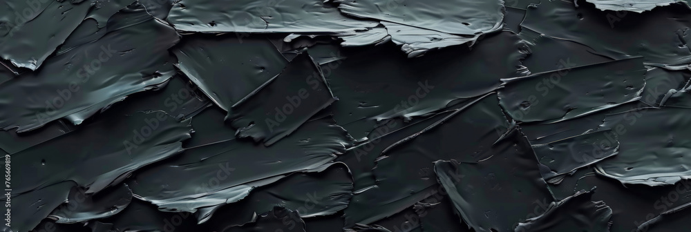 Abstract dark black background with a textured effect resembling an oil painting with pallet knife paint on canvas Abstract dark black background with a textured effect resembling an oil painting with pallet knife paint on canvas