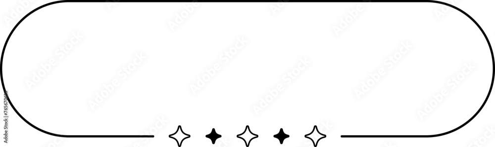 Frame line star Frame line star