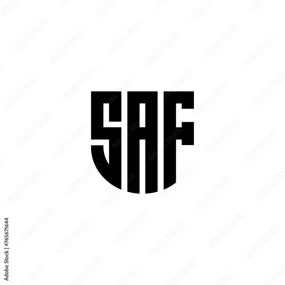 SAF letter logo design in illustration. Vector logo, calligraphy designs for logo, Poster, Invitation, etc. SAF letter logo design in illustration. Vector logo, calligraphy designs for logo, Poster, Invitation, etc.