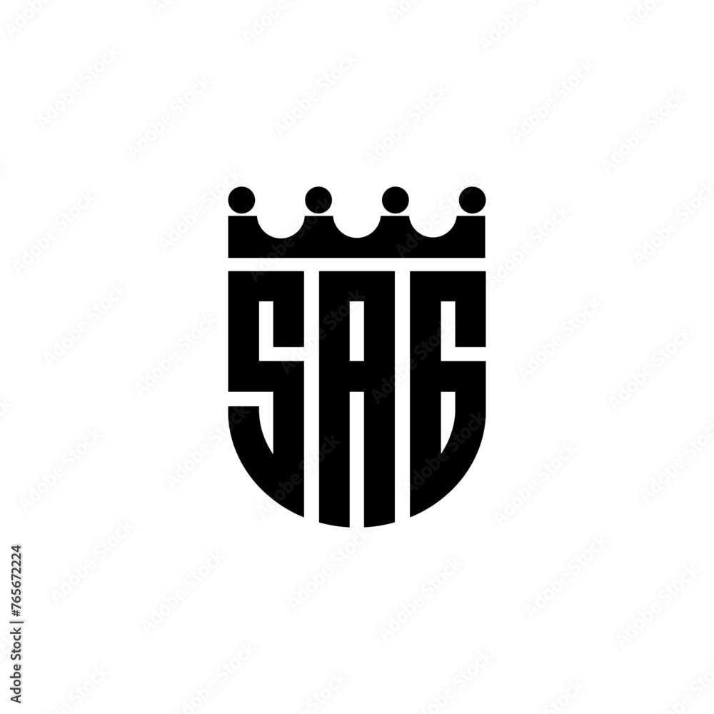 SAG letter logo design in illustration. Vector logo, calligraphy designs for logo, Poster, Invitation, etc. SAG letter logo design in illustration. Vector logo, calligraphy designs for logo, Poster, Invitation, etc.