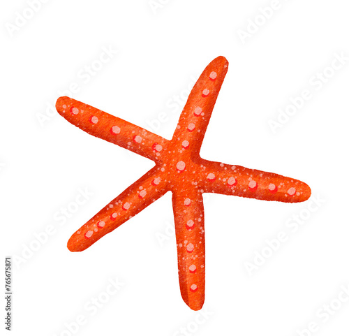 Watercolor Starfish