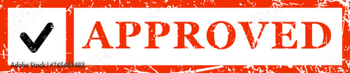 approved rubber stamp