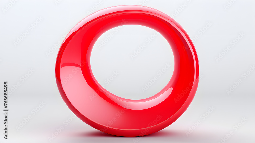 No U-turn Sign in 3d No U-turn Sign in 3d