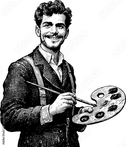 Painter Artist Portrait 