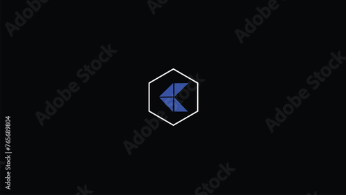 vector logo,Letter K business logo template. Vector icon. Minimal logo design.