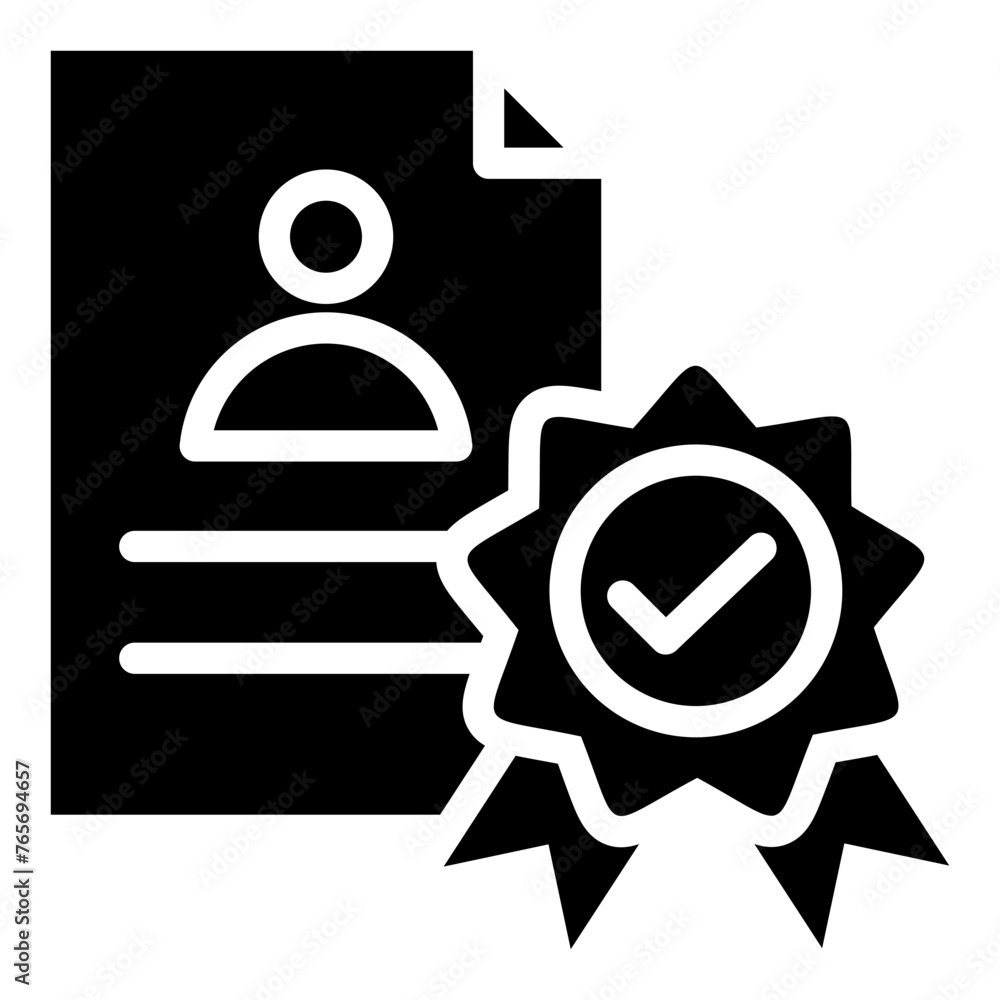 Portfolio Glyph Icon Portfolio Glyph Icon