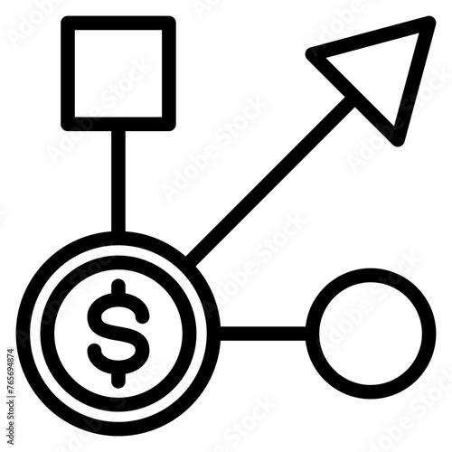 Diversify Outline Icon
